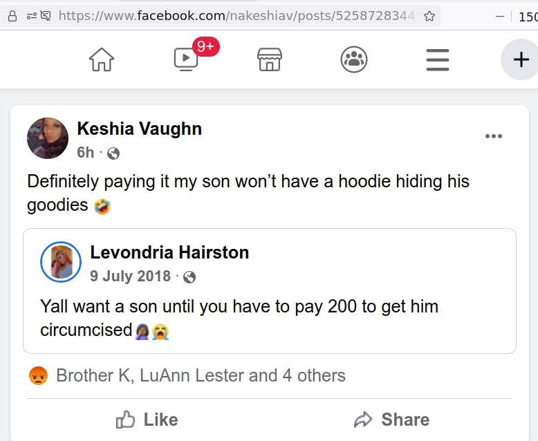 TheGuardianAn15's tweet image. I don't know what @NickJFuentes thought he was going to accomplish with his "Your body, my choice" post, but as an #intactivist, I'm finding the backlash rather delicious.
#circumcision #MyBodyMyChoice #IDidNotConsent #IAmNotThankful #SexCrime #BornPerfect #ChildAbuse #EndCGM