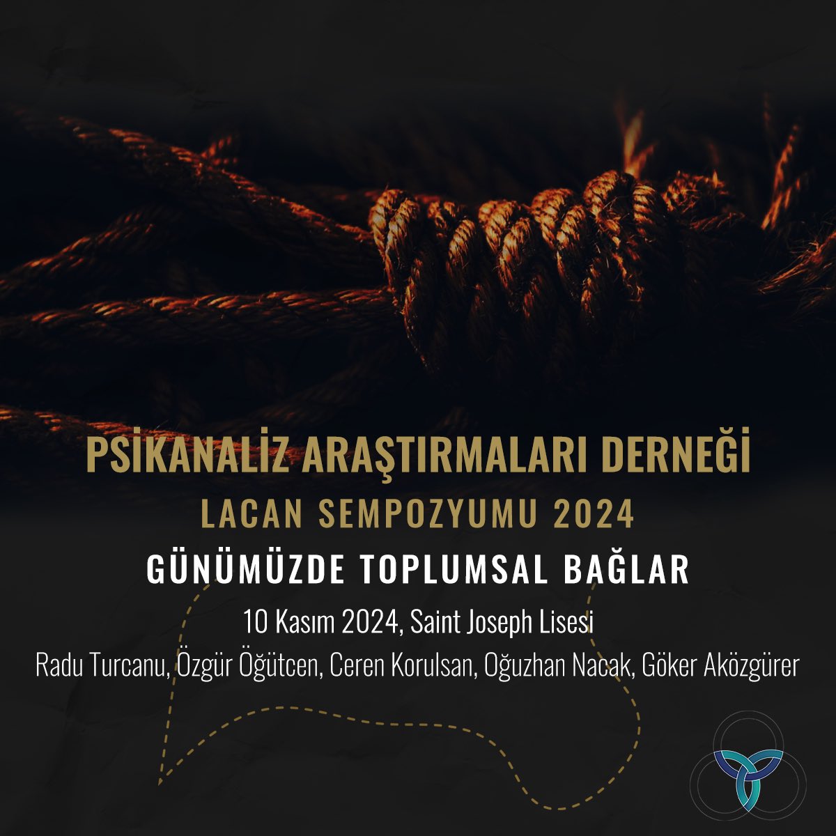 Fransa’dan psikanalist Radu Turcanu’yu ağırlayacağımız Lacan Sempozyumu’nu bu pazar günü Saint Joseph Lisesi’nde gerçekleştireceğiz. Görüşmek dileğiyle!