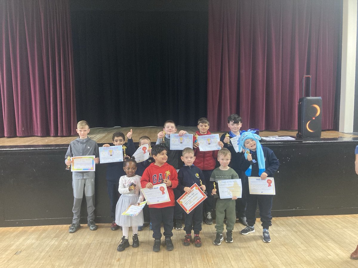 Our students of the week. comhghairdeas