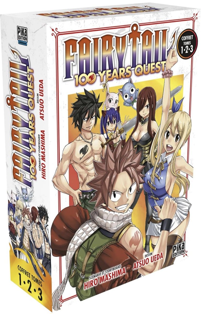 Le coffret tomes 1 à 3 de Fairy Tail 100 Years Quest est sorti ce 6 novembre chez <a href="/pikaedition/">Pika édition</a>.