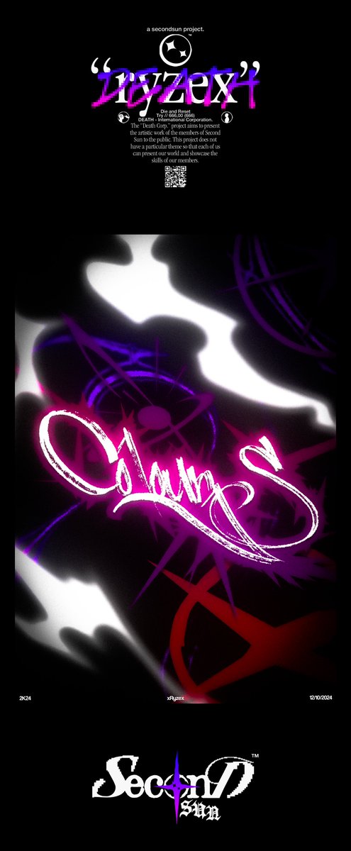 SecondSunPr0d's tweet photo. DEATH Corp.: "Ryzex" 

---

#2dartwork #affiche #gfx #poster #Photoshop #secondsun #GraphicDesign #ryzex #art #fontwork

---

Next visuals next week. https://t.co/I9C2IWb88B