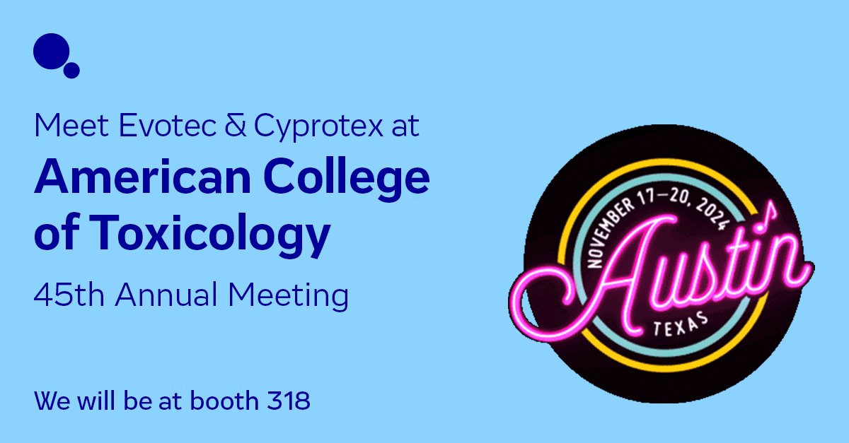 Derisk your projects better, faster, and safer. Meet our Safety Assessment and ADME-Tox experts at ACT this November in Austin!
Learn More &amp; Schedule a Meeting: hubs.ly/Q02XtRgZ0

#ACT2024 #Toxicology #SafetyAssessment #ADMETox