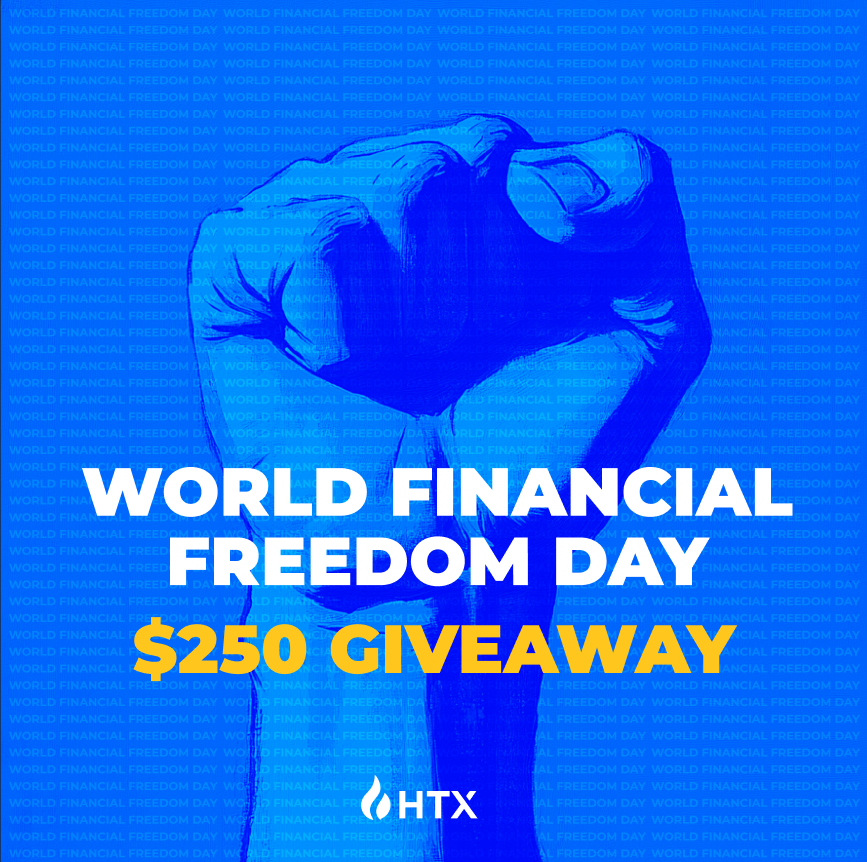 HTX Celebrates #WorldFreedomDay🎊

$250 Giveaway Celebration:  

✊Comment your top crypto token  

✊Like + Tag friends 

✊Follow <a href="/HTX_Global/">HTX</a>  so we can DM the winners

Good luck 🦸