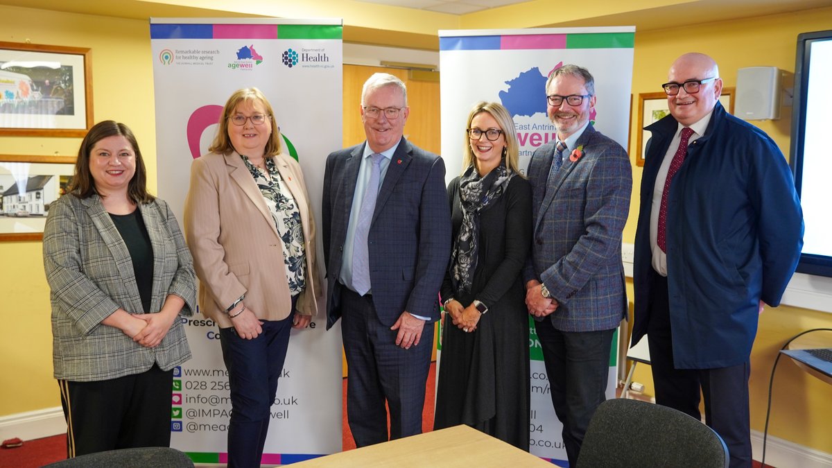 Department of Health (@healthdpt) on Twitter photo The Health Minister met with <a href="/meaapni/">Mid & East Antrim Agewell Partnership</a> and confirmed a funding extension for the charity, which works with older people at home.
Minister Nesbitt said the charity's community approach "is an example of best practice."
➡️Read more: meaap.co.uk/news/ The Health Minister met with <a href="/meaapni/">Mid & East Antrim Agewell Partnership</a> and confirmed a funding extension for the charity, which works with older people at home.
Minister Nesbitt said the charity's community approach "is an example of best practice."
➡️Read more: meaap.co.uk/news/