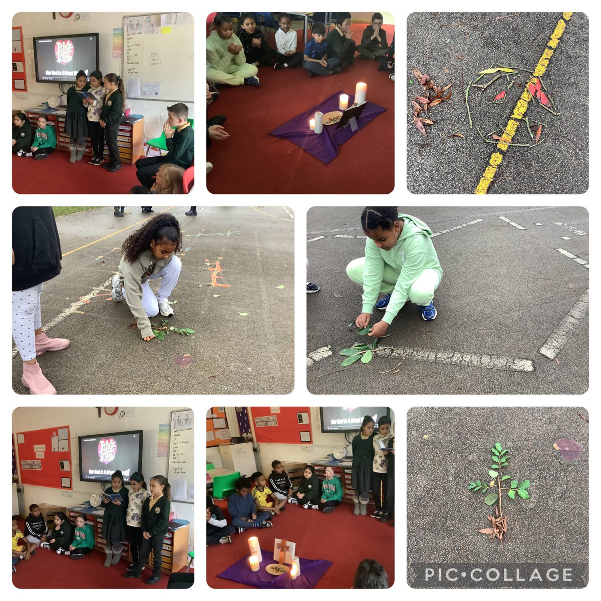 Dosbarth St Teilo (@teilo2023) on Twitter photo Today’s worship focused on Faith. We listened to the story of Noah. This reinforces that as long as we have faith, God will always be there for us when we need him, today and always. We used natural materials to recreate God’s creations. <a href="/CathEdService/">Catholic Education Service</a> @CatholicCardiff Today’s worship focused on Faith. We listened to the story of Noah. This reinforces that as long as we have faith, God will always be there for us when we need him, today and always. We used natural materials to recreate God’s creations. <a href="/CathEdService/">Catholic Education Service</a> @CatholicCardiff