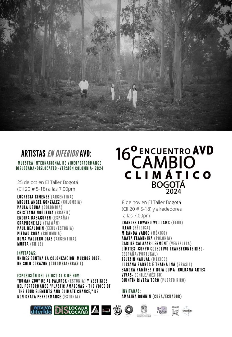 lamarierouge's tweet image. Hoxe a nosa #videoperformance QUIET! BIRDS SINKING proxectarase en Bogotá da man de #MuestraDislocada.
Evoé!

#ColectivoLimites #ColectivoBemtevi #Limites #Bemtevi