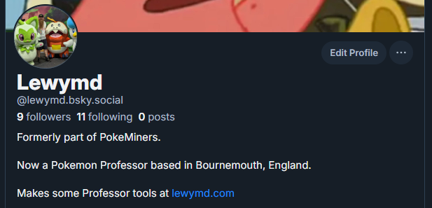 lewymd's tweet image. Come find me on the other thing