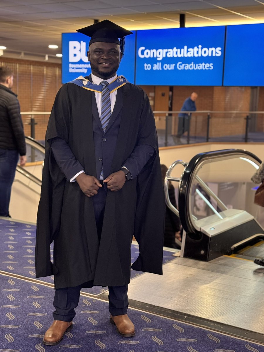 vwederian_beats's tweet photo. MSc Data Science and Artificial intelligence (Distinction) from the prestigious @bournemouthuni in the bag.
God did.
#datughelliboy #lifeofanentertaininggeologist #Urhobo https://t.co/nlMIYcjBX7