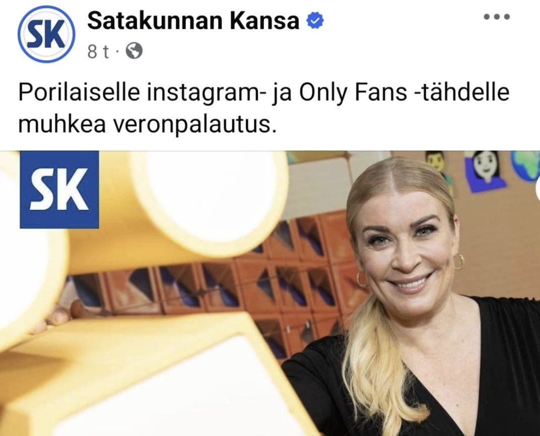 Eilisen veropäivän henkilökohtaisesti pysäyttävin uutinen on tämä. 

Äitille kuitenkin aina valehdellut työskenteleväni uutisissa.