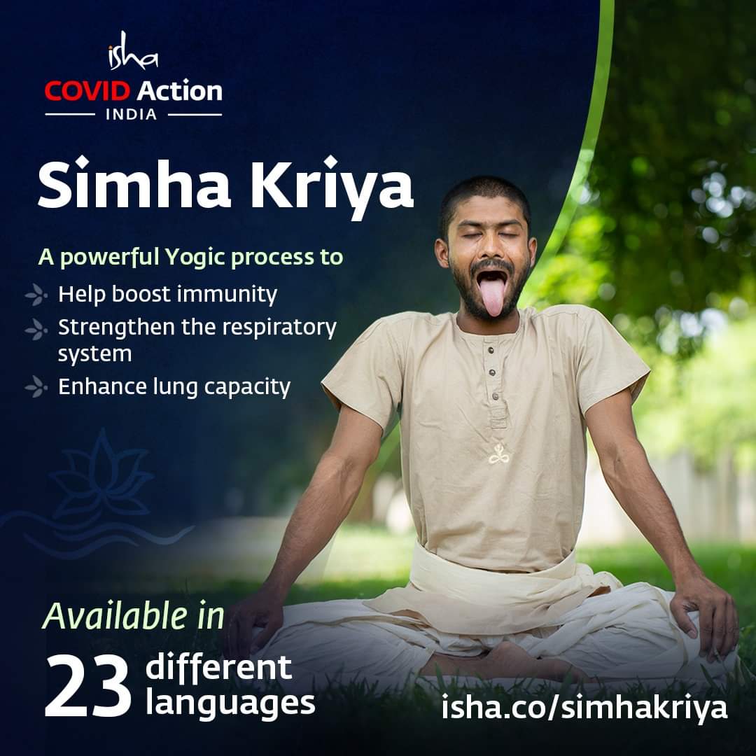 gprady84's tweet photo. Did Simha Kriya after 2 years, battling throat irritation from Pune’s weather &amp; Diwali pollution. This Kriya brought back memories of the 2020 lockdown, staying safe indoors, building immunity, and slowly stepping back into life.  #WellnessJourney #SimhaKriya #Sadhguru #IshaYoga https://t.co/JqZLtpEqCu