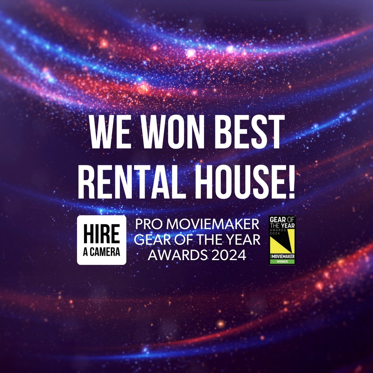 Hireacamera (@hireacamera) on Twitter photo WE WON! Thanks to everyone who voted for us in this year's <a href="/ProMoviemaker/">Pro Moviemaker</a> Gear of the Year Awards! We truly appreciate all awards, especially those that are voted on by you. It means a great deal to everyone here - thank you all!
#PMMGOTY #promoviemaker #camerahire #lenshire WE WON! Thanks to everyone who voted for us in this year's <a href="/ProMoviemaker/">Pro Moviemaker</a> Gear of the Year Awards! We truly appreciate all awards, especially those that are voted on by you. It means a great deal to everyone here - thank you all!
#PMMGOTY #promoviemaker #camerahire #lenshire