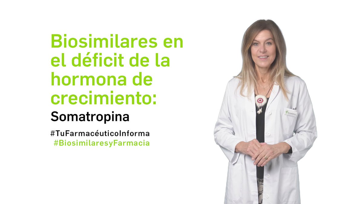 Farmaceuticos_'s tweet photo. Biosimilares en el déficit de la hormona de crecimiento: somatropina

Una iniciativa de educación sanitaria de @Farmaceuticos_ y @Medicina_TV con la colaboración de @biosim_es

📽️ https://t.co/1Un2ZOxYOu

#Biosimilares #Videoconsejo #Medicamentos #TuFarmacéuticoInforma https://t.co/ZfXboqLlwk