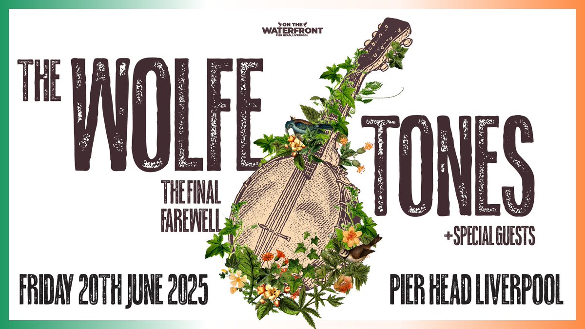 Live Nation UK (@livenationuk) on Twitter photo ON SALE: <a href="/wolfetones/">The Wolfe Tones 🇮🇪</a> will take The Final Farewell tour to <a href="/OTWFLiverpool/">On The Waterfront presents</a> in June 💚
Get tickets 👉 livenation.uk/gAkQ50U07hJ ON SALE: <a href="/wolfetones/">The Wolfe Tones 🇮🇪</a> will take The Final Farewell tour to <a href="/OTWFLiverpool/">On The Waterfront presents</a> in June 💚
Get tickets 👉 livenation.uk/gAkQ50U07hJ