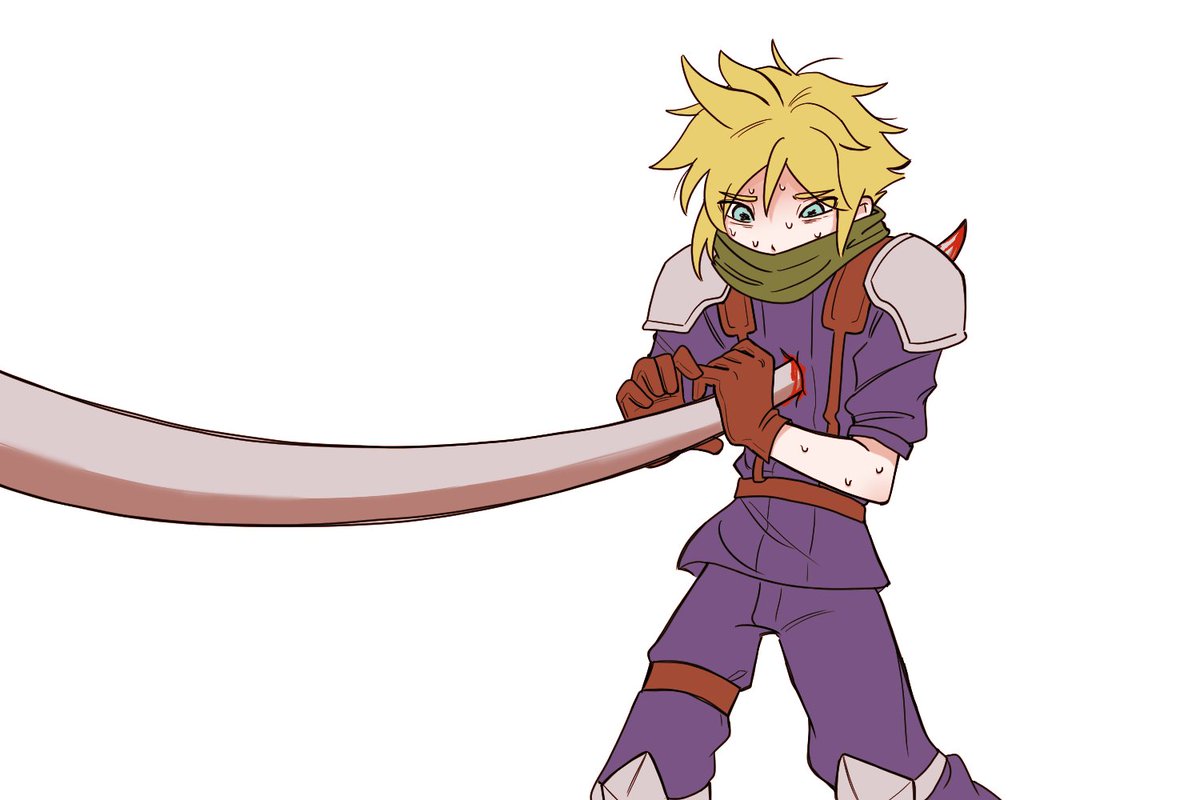 Grosalgi's tweet photo. #FF7 #CloudStrife https://t.co/iICb8DuWst
