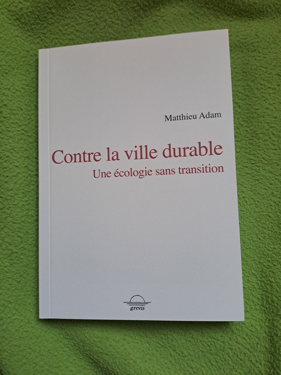 Hip hip hip!
Le livre de Matthieu Adam est à présent disponible dans toutes les librairies et sur notre site.
Un uppercut précis contre la "ville durable"