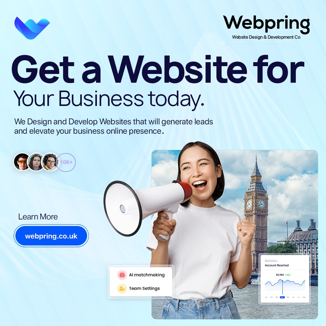 WebPring's tweet image. Your business deserves a website that works as hard as you do!
At Webpring, we create stunning websites that don’t just look great but convert visitors into loyal customers.
Ready to elevate your brand’s online presence?
Let’s bring your vision to life today!
Contact us Today!