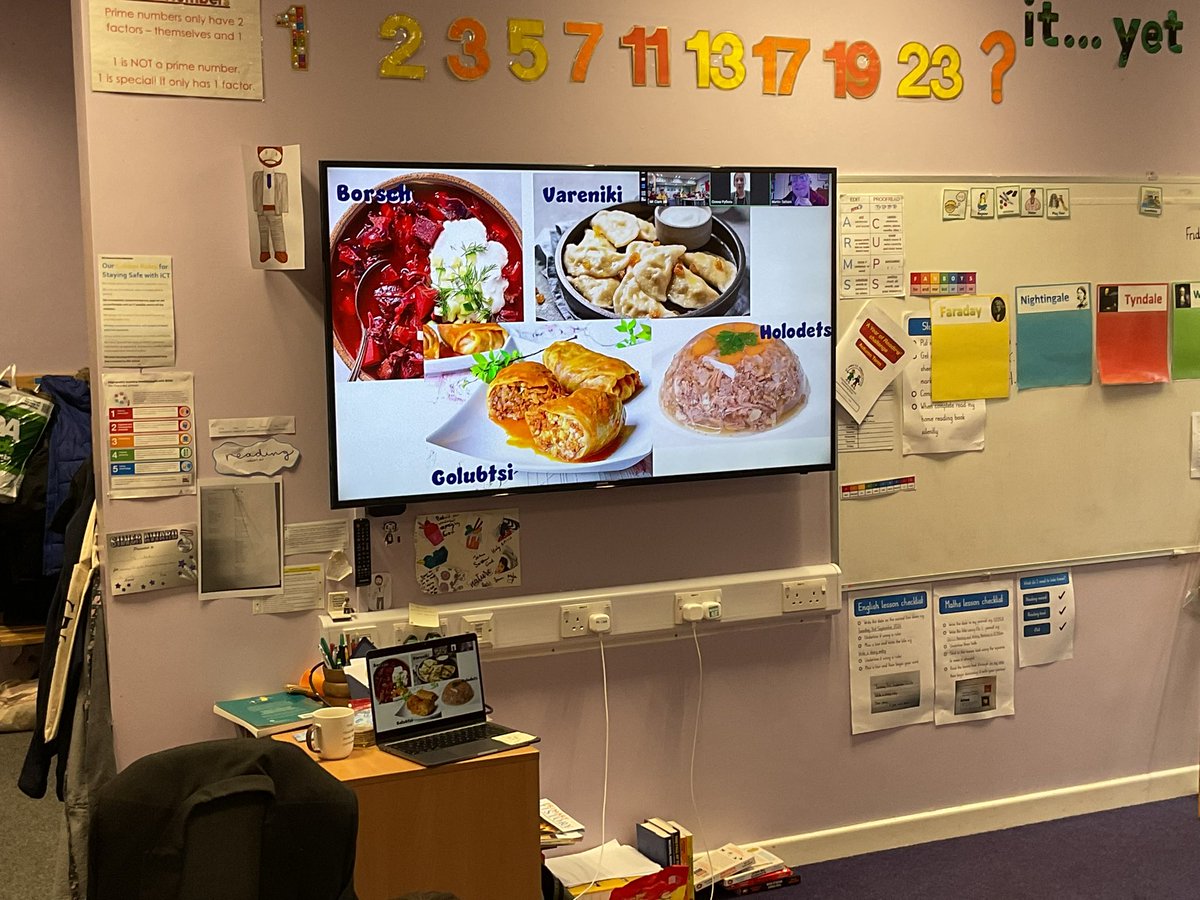 MrCStJames's tweet photo. We feel very humbled to speak with Olena this morning from #Ukraine with @EuropeanMission as part of our #ServiceTeamDay in @StJamesYear6 @StJamesChorley
We will thinking later about how we can help and encourage some of the children there. https://t.co/B3H9kEumqU