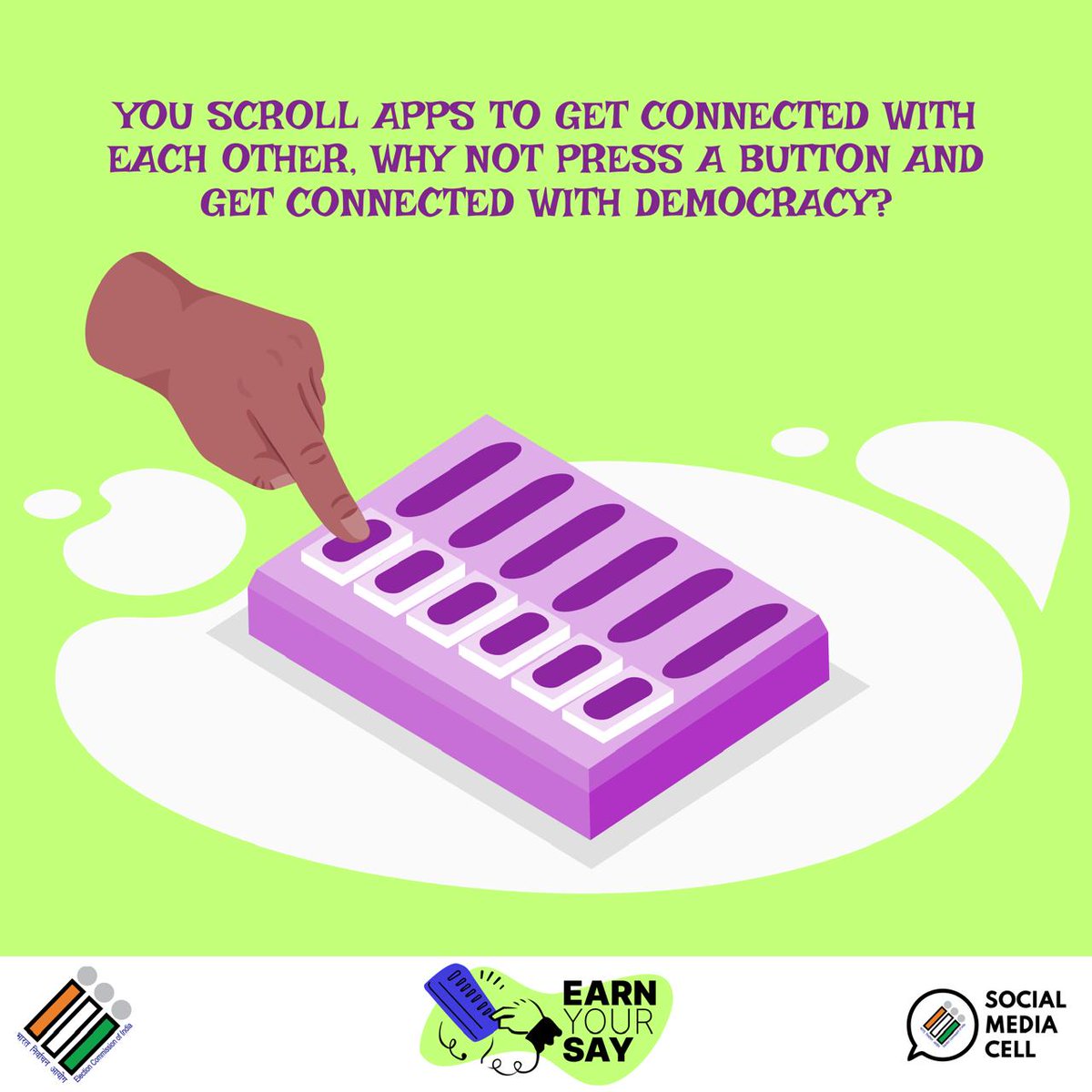 Smart Pune (@smartpune) on Twitter photo You Scroll Apps to get connected with each other....
Why not Press and Button & get connected to Democracy?
ЁЯЧУя╕ПVoting day:- 20 November 2024
тП░Time:- 7:00am to 6:00pm
#VotingMode
<a href="/mp_kaushal/">Kaushal Kishore</a> <a href="/MoHUA_India/">Ministry of Housing and Urban Affairs</a> <a href="/Secretary_MoHUA/">Srinivas Katikithala</a>
<a href="/JSecretary_SCM/">Kunal Kumar</a> <a href="/ECISVEEP/">Election Commission of India</a> <a href="/CEO_Maharashtra/">ChiefElectoralOffice</a>
<a href="/SveepPune/">SVEEP Pune</a> You Scroll Apps to get connected with each other....
Why not Press and Button & get connected to Democracy?
ЁЯЧУя╕ПVoting day:- 20 November 2024
тП░Time:- 7:00am to 6:00pm
#VotingMode
<a href="/mp_kaushal/">Kaushal Kishore</a> <a href="/MoHUA_India/">Ministry of Housing and Urban Affairs</a> <a href="/Secretary_MoHUA/">Srinivas Katikithala</a>
<a href="/JSecretary_SCM/">Kunal Kumar</a> <a href="/ECISVEEP/">Election Commission of India</a> <a href="/CEO_Maharashtra/">ChiefElectoralOffice</a>
<a href="/SveepPune/">SVEEP Pune</a>