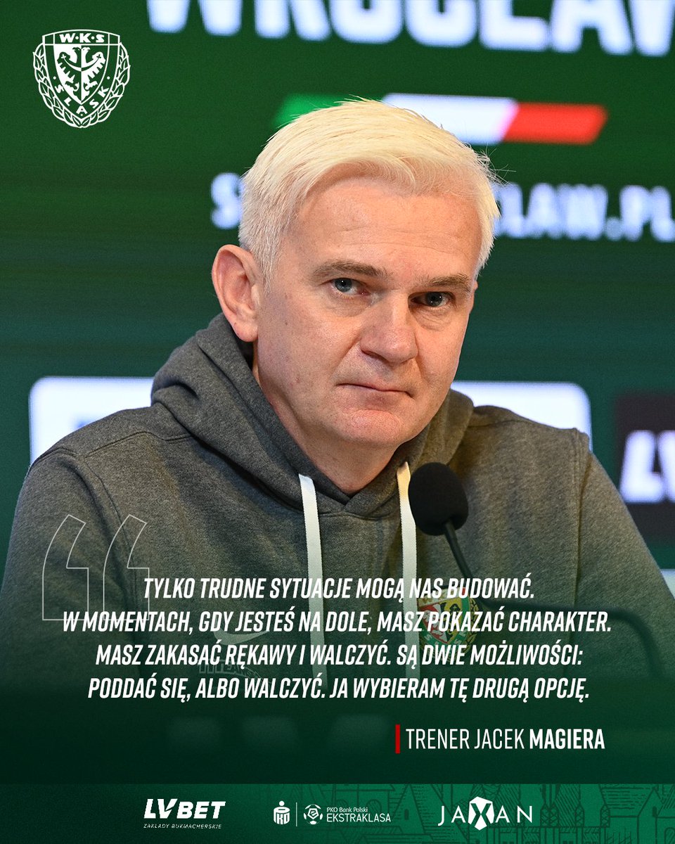 SlaskWroclawPl's tweet photo. Ostatnie spotkanie oddzielamy grubą kreską. Patrzymy już tylko na mecz z Górnikiem, gdzie powalczymy wyłącznie o pełną pulę! ✊

🎫 𝗕𝗜𝗟𝗘𝗧𝗬 #ŚLĄGÓR ➡️ https://t.co/DhELBaBolM https://t.co/uxEeWly5s9
