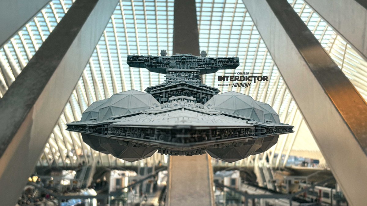 Simonpk_Studio's tweet photo. My version of the Imperial Interdictor cruiser from the StarWars universe—a fully printable model.  

Available on @Cults3D🟪!  👉 https://t.co/BAdp7p3H3P

#Interdictor #artwork #Starwars #3dprinter #imperial  #3dprinting #Rhino3D #cruiser #destroyer @Prusa3D  @Fillamentum https://t.co/yL1FdjNPnJ