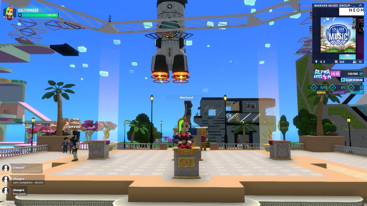 gloriabailey768's tweet photo. 🎵 Harmonizing at the College of Music in @TheSandboxGame. Spotted the Academy Crest in the main plaza. Ready to rock this virtual campus! 🎸 https://t.co/XDy7iSHt7z #TheSandbox #AlphaSeason4 #AS4SocialChallenge https://t.co/n0jMFZd1H2