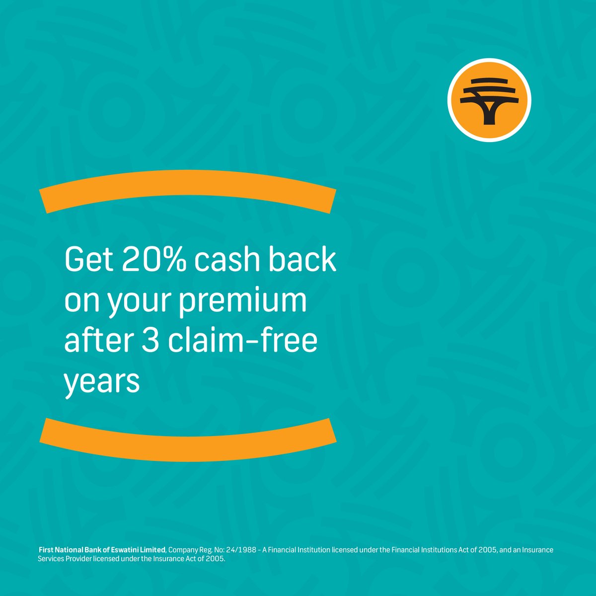 FNBEswatini's tweet photo. Make sure your loved ones are well-prepared and enjoy the benefits of staying claim-free. Get 20% cash back after 3 years claim-free with FNB Funeral Insurance, giving you peace of mind and a little extra support. #HelpThatWorks #FNBInsurance #ChangeToFNB https://t.co/tw8oDLwSci