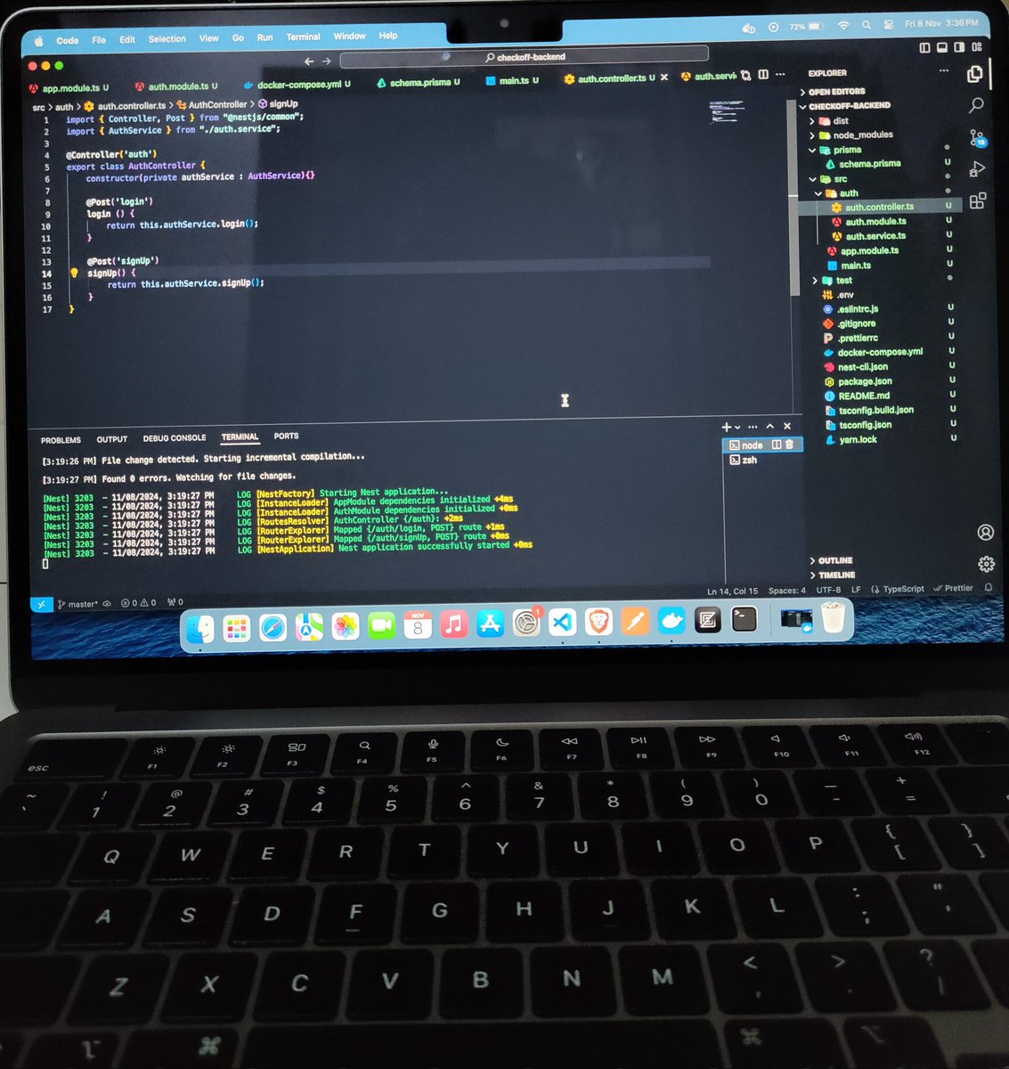 Devsquad_alkesh's tweet photo. I'm Building an app from scratch and learning a new framework nest js. 
anyone who works with nest js please share your experience

Inspire me for work with nest js is @jacobbinnie https://t.co/yvruRctL7j