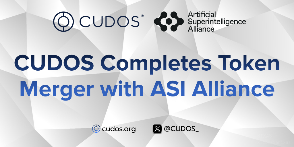 iamixas's tweet image. CUDOS Completes Token Merger with @ASI_Alliance

The @CUDOS_ ecosystem just took a huge leap forward! 

With the integration of ASI, #CUDOS now provides seamless cloud infrastructure that bridges #Web3 with traditional high-performance computing. 🌐💪
#defi #crypto #eth #btc #fet