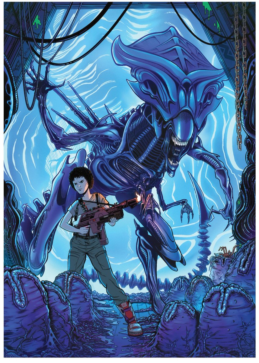 garethluby's tweet image. New Aliens piece.
Linework by myself and colours by @mcguinnessjohn
I couldn't be happier with how this came out. prints of this will be on sale at the @lb_comic table in DSTLRY hall at @ThoughtBubbleUK
See you all there!!!
#comics #comicart #digitalart #aliens #Marvel