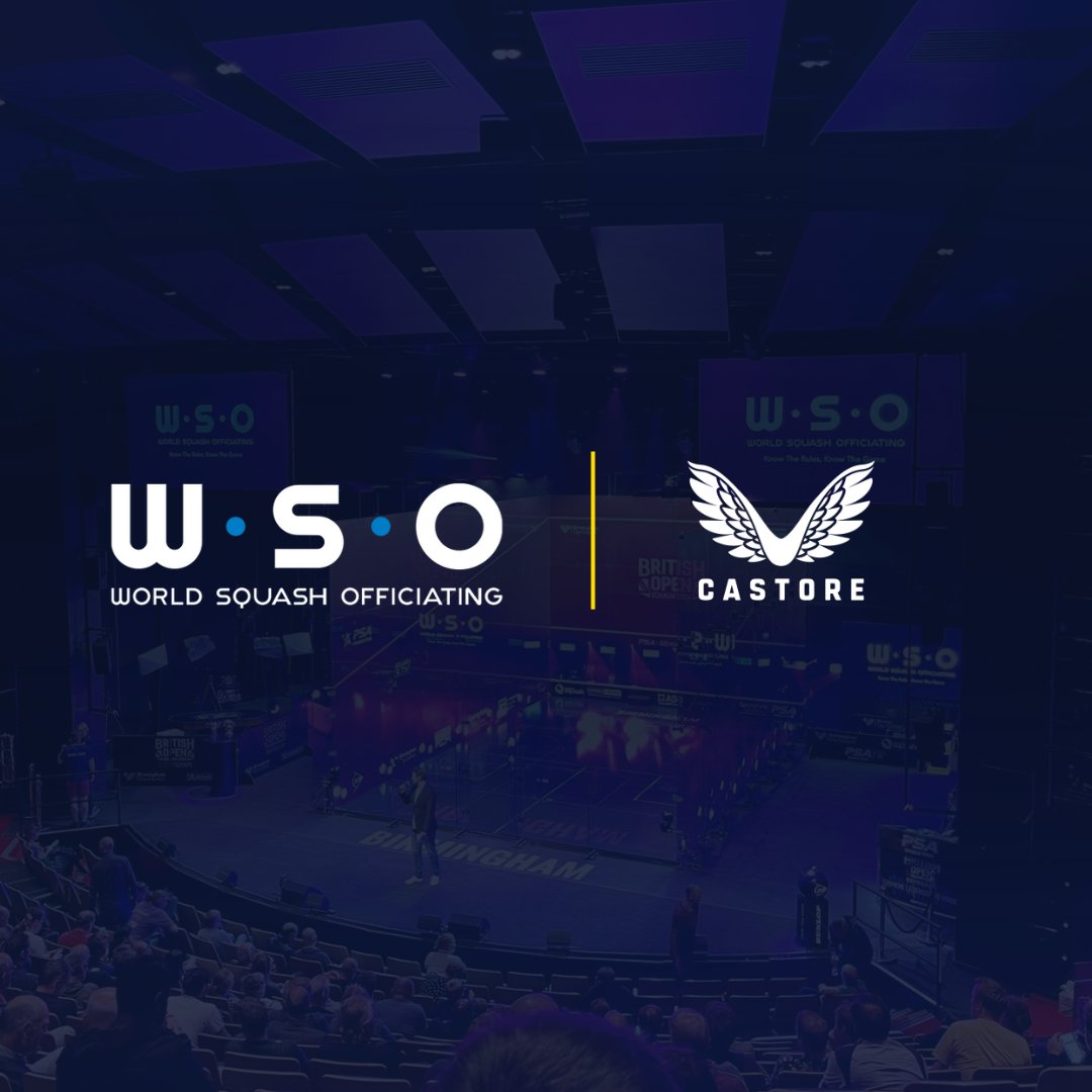 World Squash Officiating (@wsofficiating) on Twitter photo We are pleased to welcome <a href="/CastoreEngland/">Castore Sportswear</a> as our official kit supplier in a multi-year partnership!
Read more: bit.ly/3UDWiyo We are pleased to welcome <a href="/CastoreEngland/">Castore Sportswear</a> as our official kit supplier in a multi-year partnership!
Read more: bit.ly/3UDWiyo