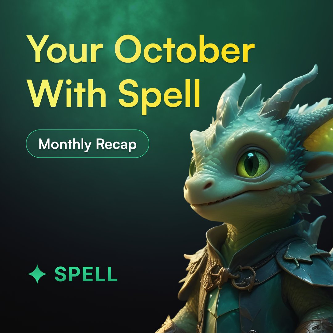 spell_club's tweet photo. 📢 Spell Wallet October Recap: A Month of Innovation and Rewards! 🧙♂️
1/ October was packed with groundbreaking updates, massive rewards, and exciting new features!
Here's your #SpellRecap of everything that happened: