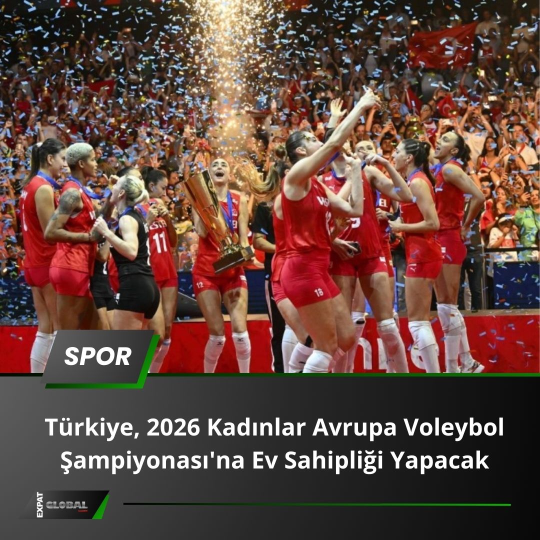 ExpatGlobalH's tweet photo. Türkiye, 2026 Kadınlar Avrupa Voleybol Şampiyonası'na ev sahipliği yapacak. https://t.co/KQDjLrtMk1