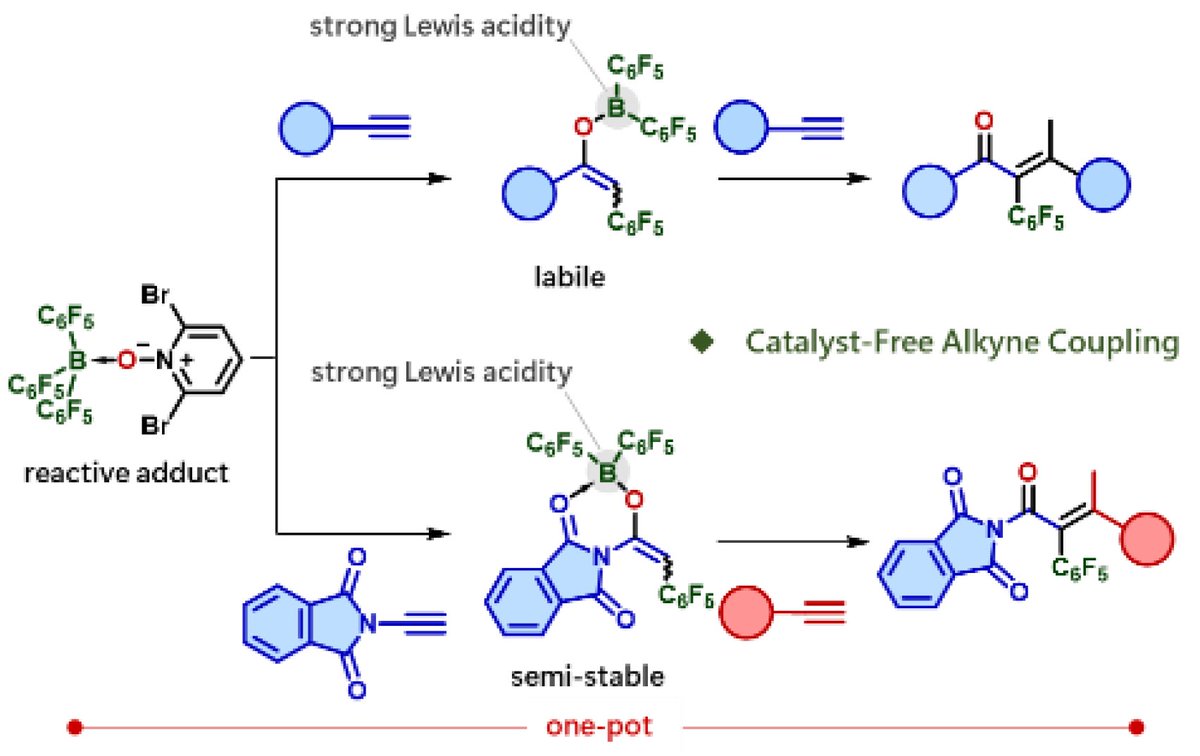Generation of Bis(pentafluorophenyl)boron Enolates from Alkynes and Their Catalyst-Free Alkyne Coupling (<a href="/angew_chem/">Angewandte Chemie</a>): onlinelibrary.wiley.com/doi/abs/10.100… (<a href="/YamamotoLab1/">Yamamoto Lab (名大創薬 山本研)</a>).