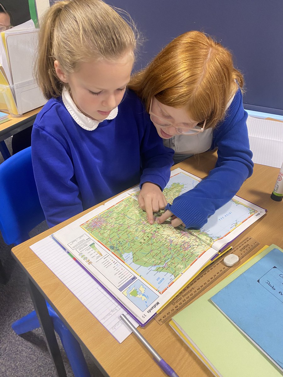 latimerprimary's tweet image. #ClassVC have been locating rivers in the UK this morning #LatimerGeography