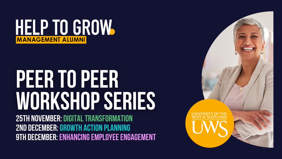 Help to Grow: Management at UWS tweet media