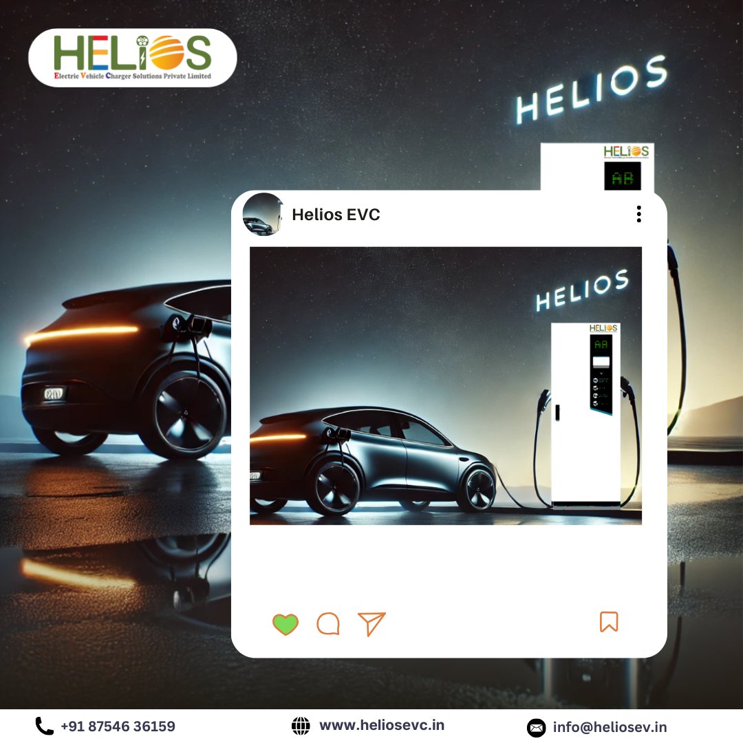 heliosevc's tweet photo. Powering up under the stars 🌌⚡ Sustainable journeys are now possible day or night. Charge up and drive green toward a cleaner future! 🌍

#EVCharging  
#DriveElectric
#GreenEnergy 
#FutureOfMobility https://t.co/Wh11Y1rpcT