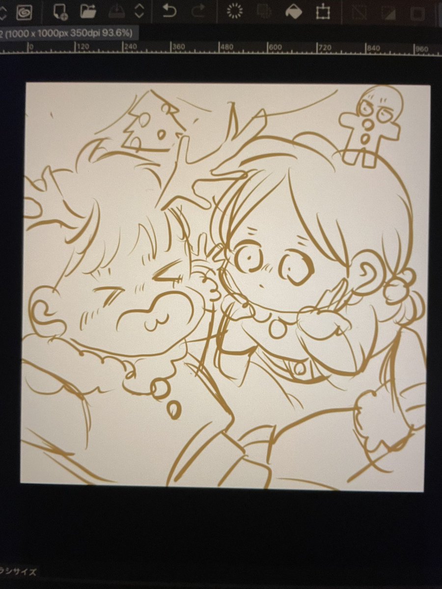 kmkmkr's tweet photo. これは書き殴りまるつぃークリスマス https://t.co/TomuHzSKLX