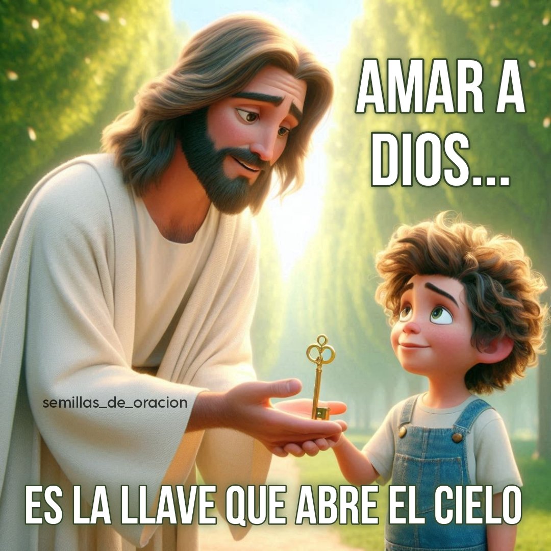 Semillasoracion's tweet photo. Podemos abrir o cerrar la puerta... Dios no nos Niega la entrada, depende de nosotros!!!

#semillasdeoracion #abrazo #llave #key #cielo #puerta #jesus #entrada https://t.co/1CQ6GL6dAt