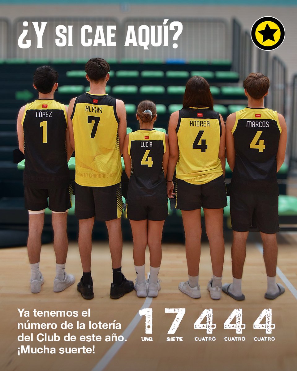 cd_carabanchel's tweet image. ¿Y si cae aquí?
Un año mas el Club participa en el sorteo de Lotería de Navidad que se celebra el domingo 22 de diciembre. Si aún no tienes tus papeletas pídeselas a tu entrenador/a
¡Mucha suerte!☘️