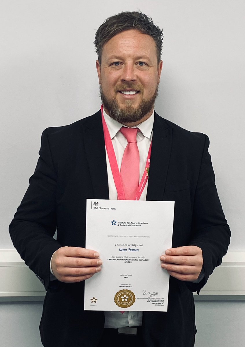 petxitraining's tweet photo. #Congratulations to Dean – PET-Xi’s #restartsheme Contract Manager on achieving his Level 5 Operations & Department Management Certificate with @IFAteched!
#hardworkreallydoespayoff https://t.co/wixneU6FaT