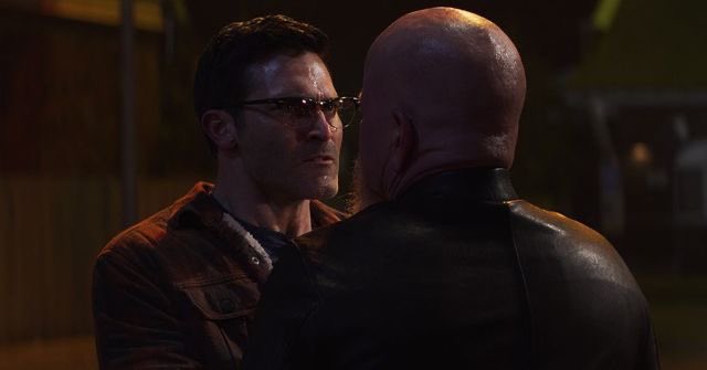 BTS from #SupermanAndLois 4x06 featuring <a href="/tylerhoechlin/">Tyler Hoechlin</a> &amp; <a href="/Cudlitz/">Michael Cudlitz</a>