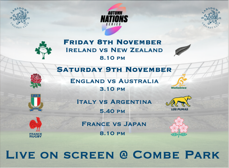 LCCNewsDesk's tweet photo. It's another BUMPER Autumn International weekend ahead ... Join us for all the action  🏉 🍺 https://t.co/W8wUoCyqGg