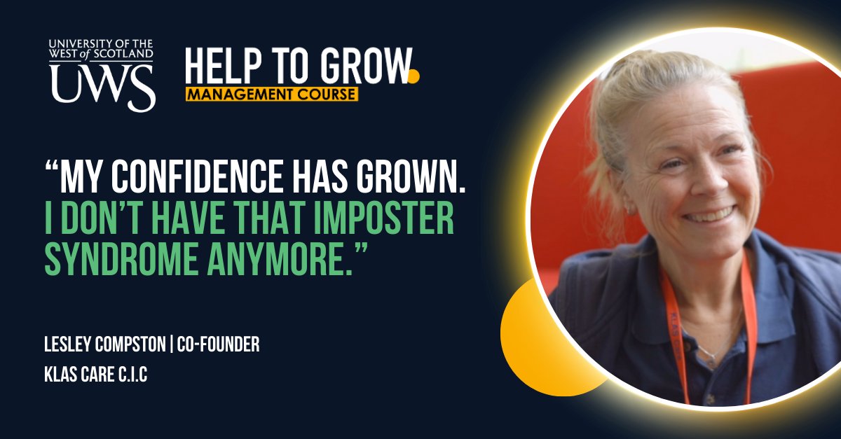 Help to Grow: Management at UWS tweet media