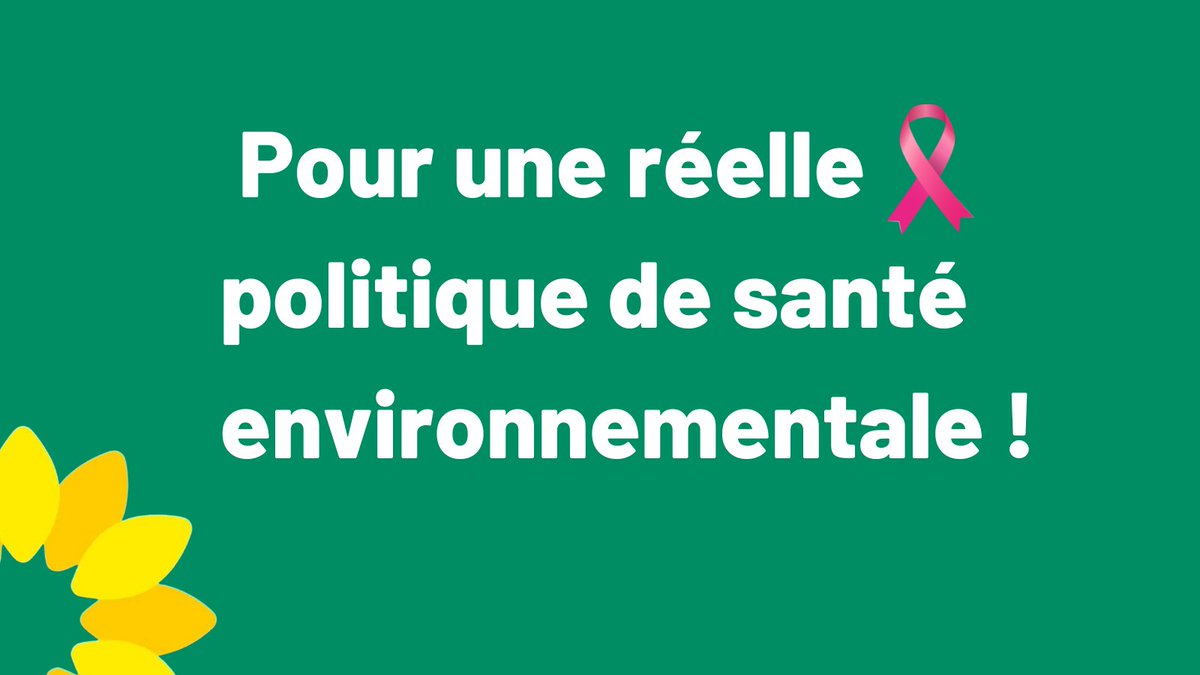 Communiqué <a href="/eelvidf/">Les Écologistes - EELV Île-de-France</a> : En octobre, on rappelle l'importance du dépistage du cancer du sein.
En Île-de-France, les écologistes demandent aussi une vraie politique anti-pollution. La santé doit guider les politiques publiques. shorturl.at/rq5Qe