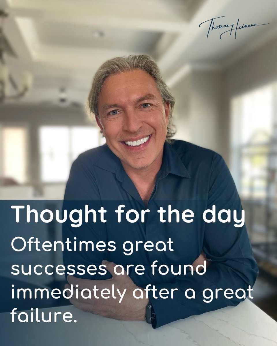 thomasheimann's tweet photo. Oftentimes great successes are found immediately after a great failure.

.
.
.
#topproducer #realtypartners #teamrealtypartners #teamgoteam #realestateagent #realtor #realtors #realtorlife #thomasheimann #kw #kellerwilliams #remax #coldwellbanker #exitrealty #sothebys #betterhomesandgardens #berkshirehathaway #real #realbroker #exp #exprealty #compass #passiveincome #wealthcreation #success #floridarealtorlife
