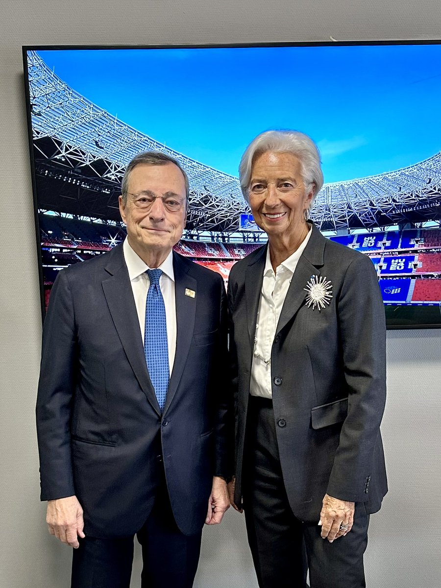 🇪🇺 Together with my friend and predecessor Mario Draghi in Budapest for today’s European Council meeting.

On the agenda: Mario’s formidable report on European competitiveness and the conclusions we should draw from it.