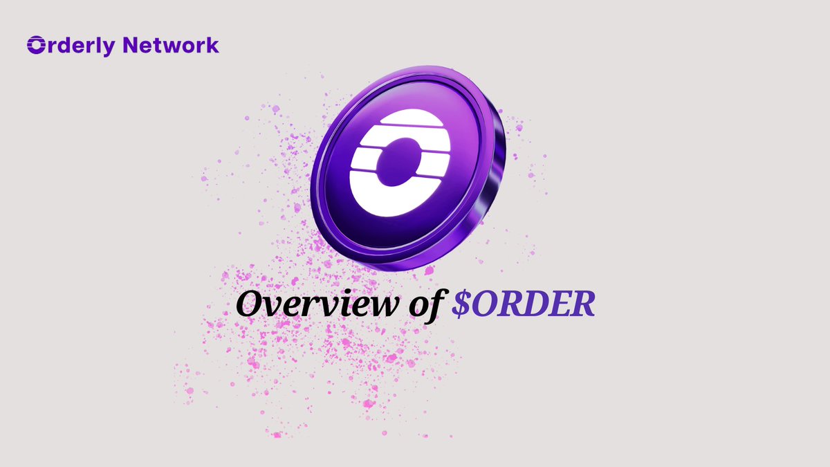 SCOTMALAKI001's tweet photo. thread explaining the Overview of $ORDER token and the key economic actors in the Orderly Network ecosystem
🧵 1/8 Introducing $ORDER - the native token powering the Orderly Network's vision for a decentralized, efficient, and inclusive DeFi ecosystem. #DeFi #Crypto #ORDERToken https://t.co/UnCwwiDckg
