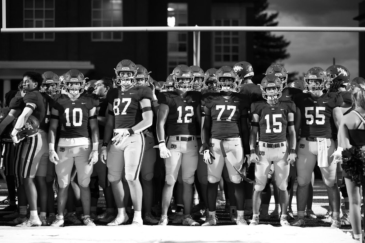 MBAAthletics's tweet photo. PLAYOFFS! 

Come to campus to support the team!

🆚 Briarcrest 
🏟 Tommy Owen Stadium
⌚️ 7:00 p.m. CT
‼️ Playoffs, Round 1  
📺 https://t.co/xjH3YyQcwr
📻Hippie Radio, 94.5 FM
🎟 https://t.co/WSXqJsCpH0

Roll Red! https://t.co/ynAELRtPre