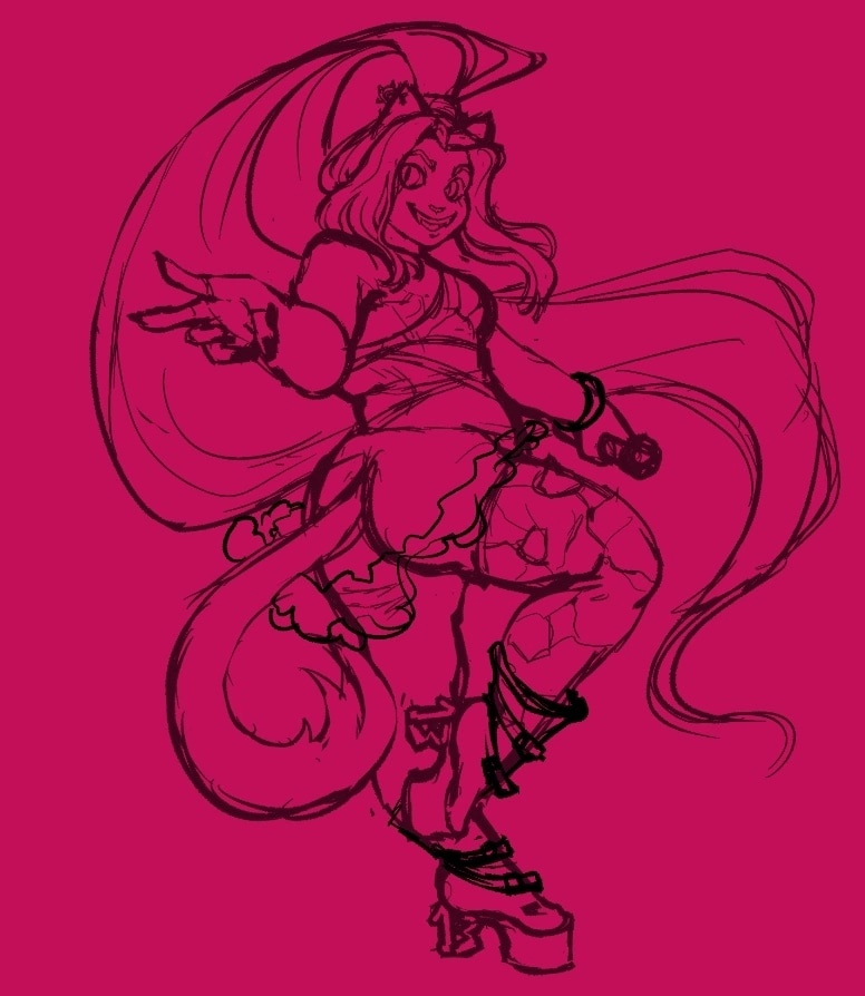 Plaga_Nurse's tweet photo. I found my sketch for Catty’s art and want to show you the edited costume versions again
Which one do you like better?
#MonsterHigh #Monster_High #CattyNoir #Fanart #Art #MH #furry #G3 #MonsterHighG3 https://t.co/g61VsrE9Zj