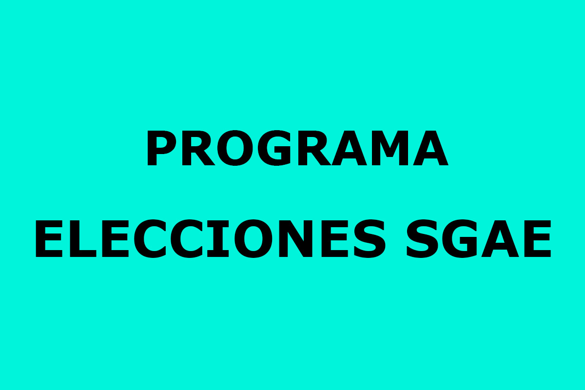 Os presentamos nuestro programa electoral para las Elecciones a la de la Junta Directiva de la SGAE 2024. 
👉 cutt.ly/3eHkS2yt